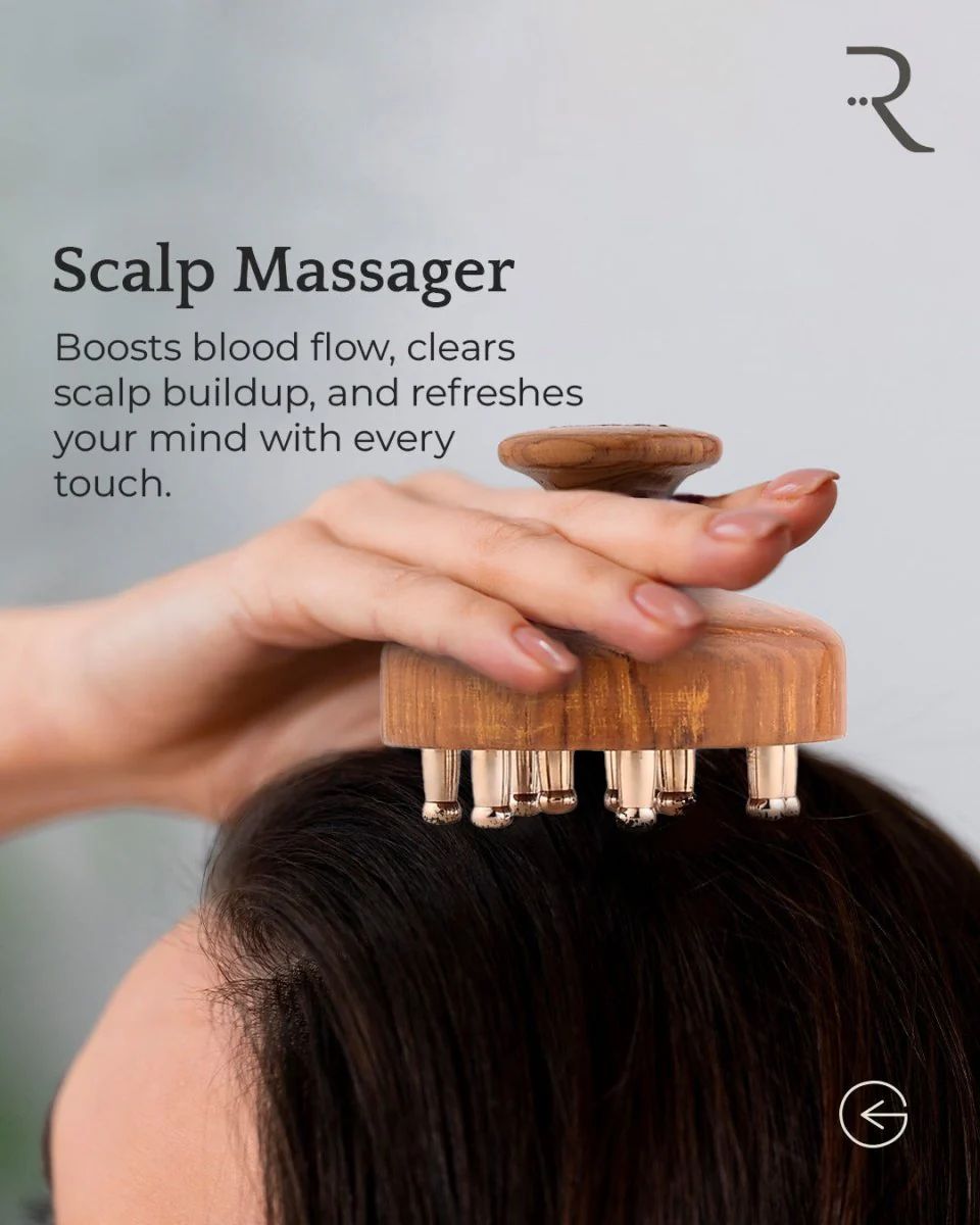 Ayurvedic Kansa Scalp & Body Massager